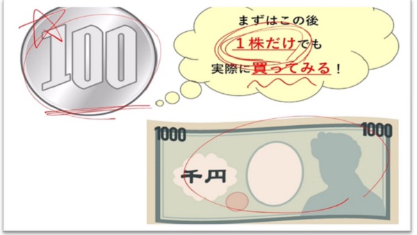 100円投資の講座